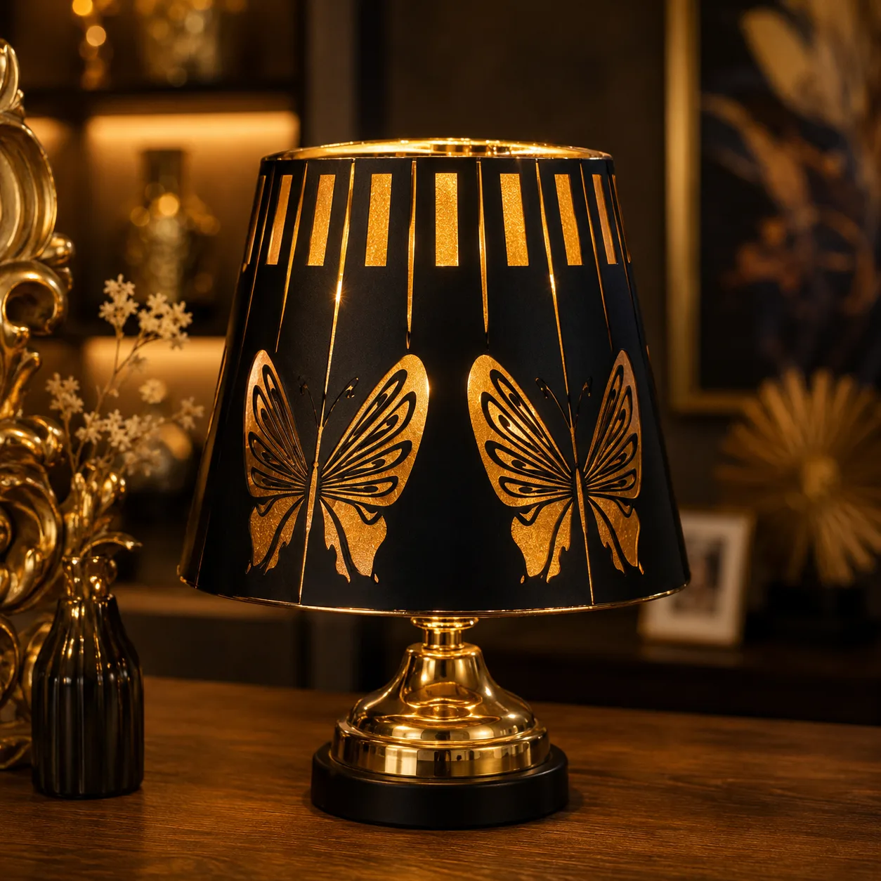 Midnight Drum Table Lamp